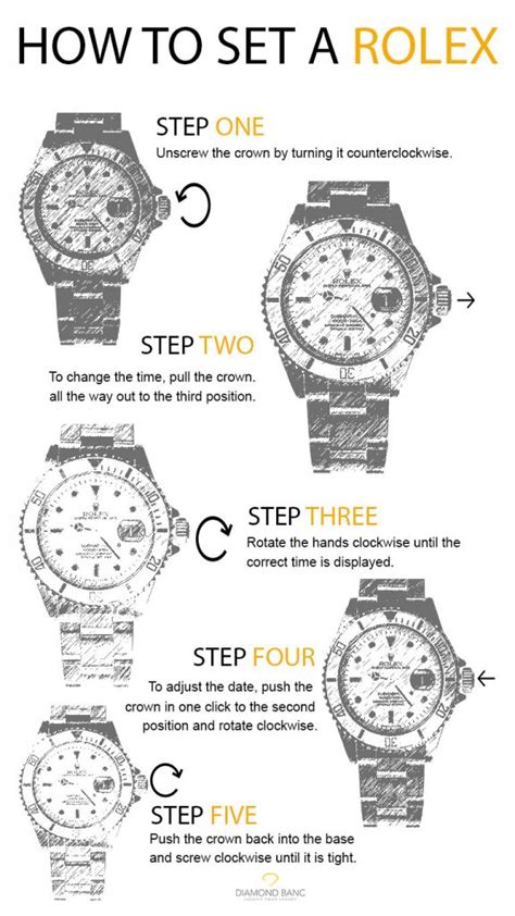 how to set a rolex watch|how to adjust rolex watch.